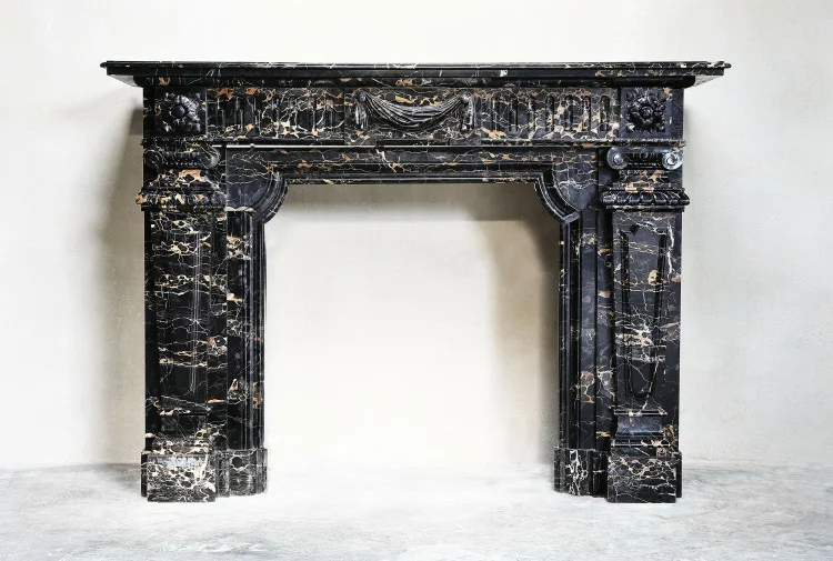 Antique mantle of marble