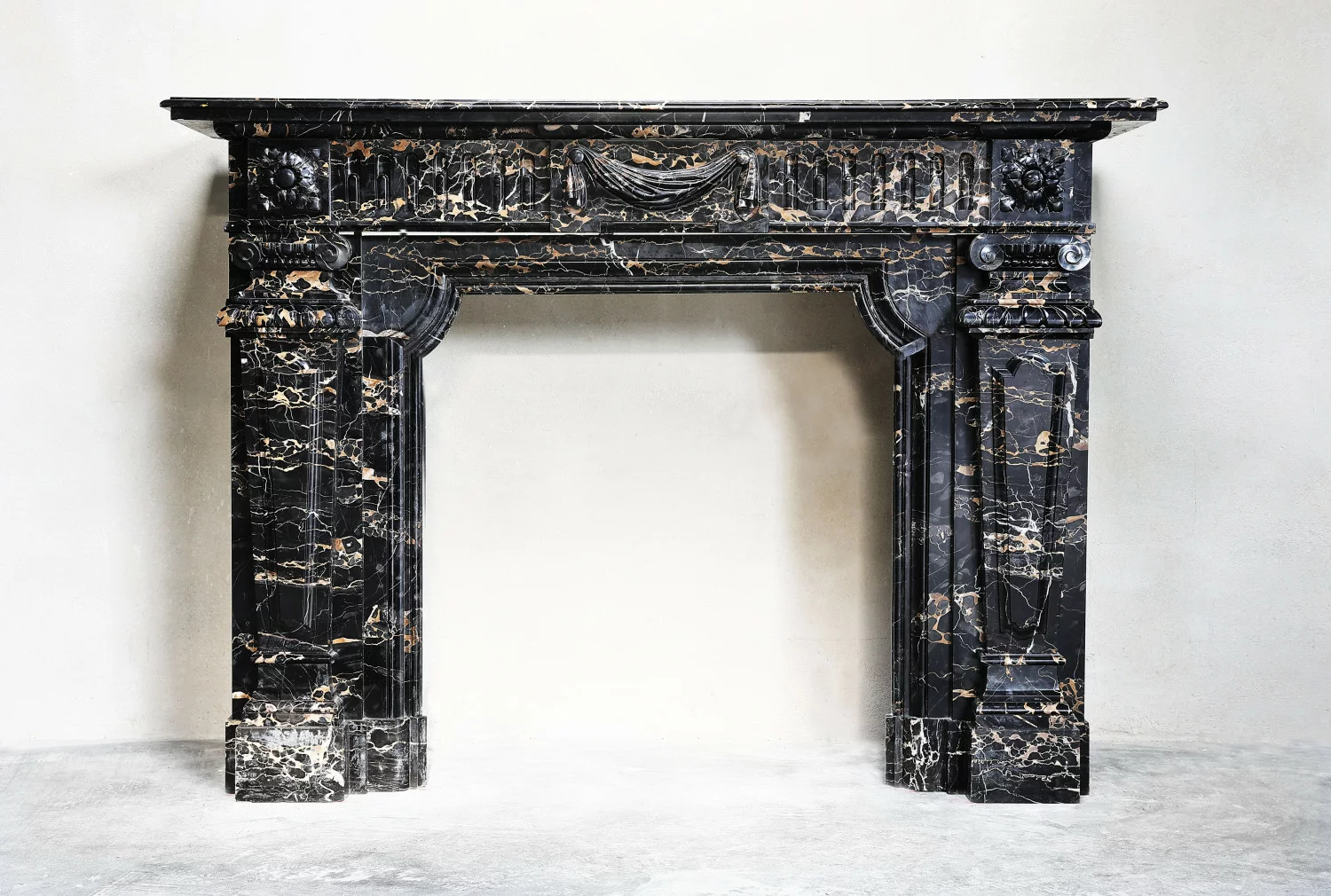 antique marble mantle
