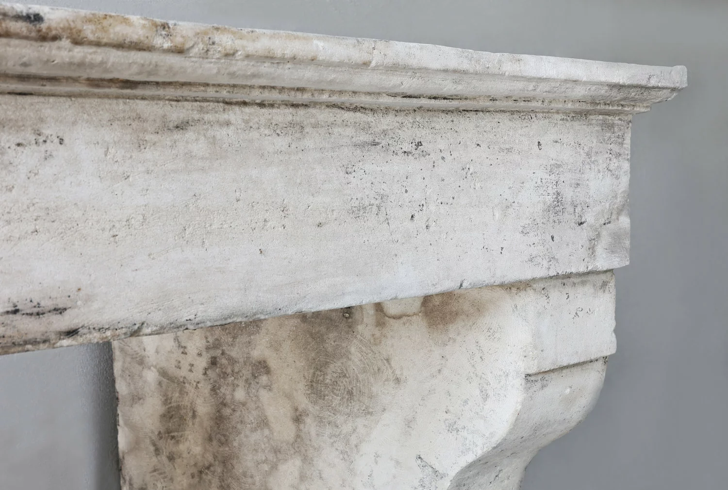 reclaimed mantle of french limestone