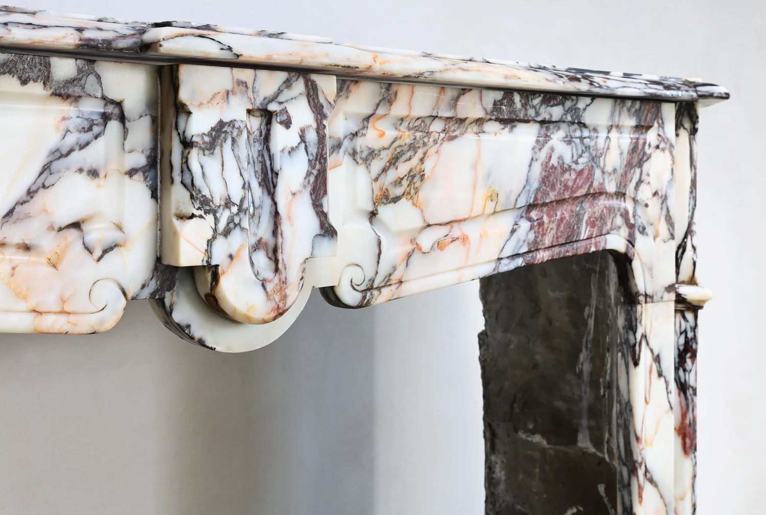 Louis XV style mantle