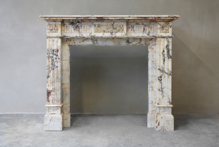 antique marble mantle