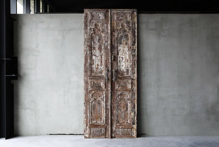 antique set doors