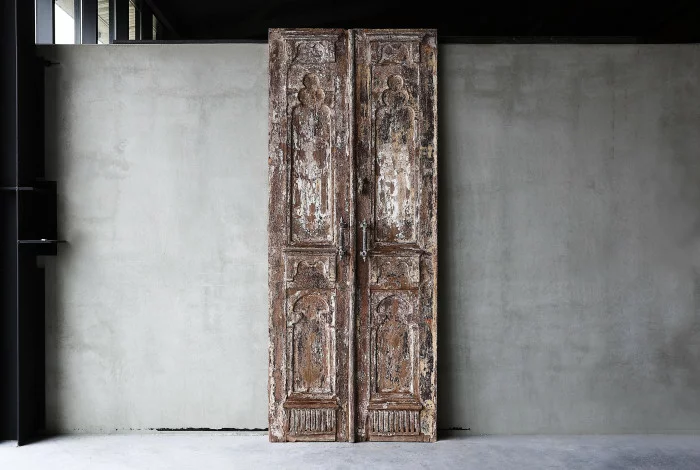 antique set doors