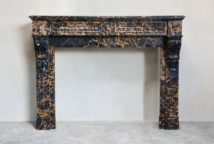 antique marble fireplace