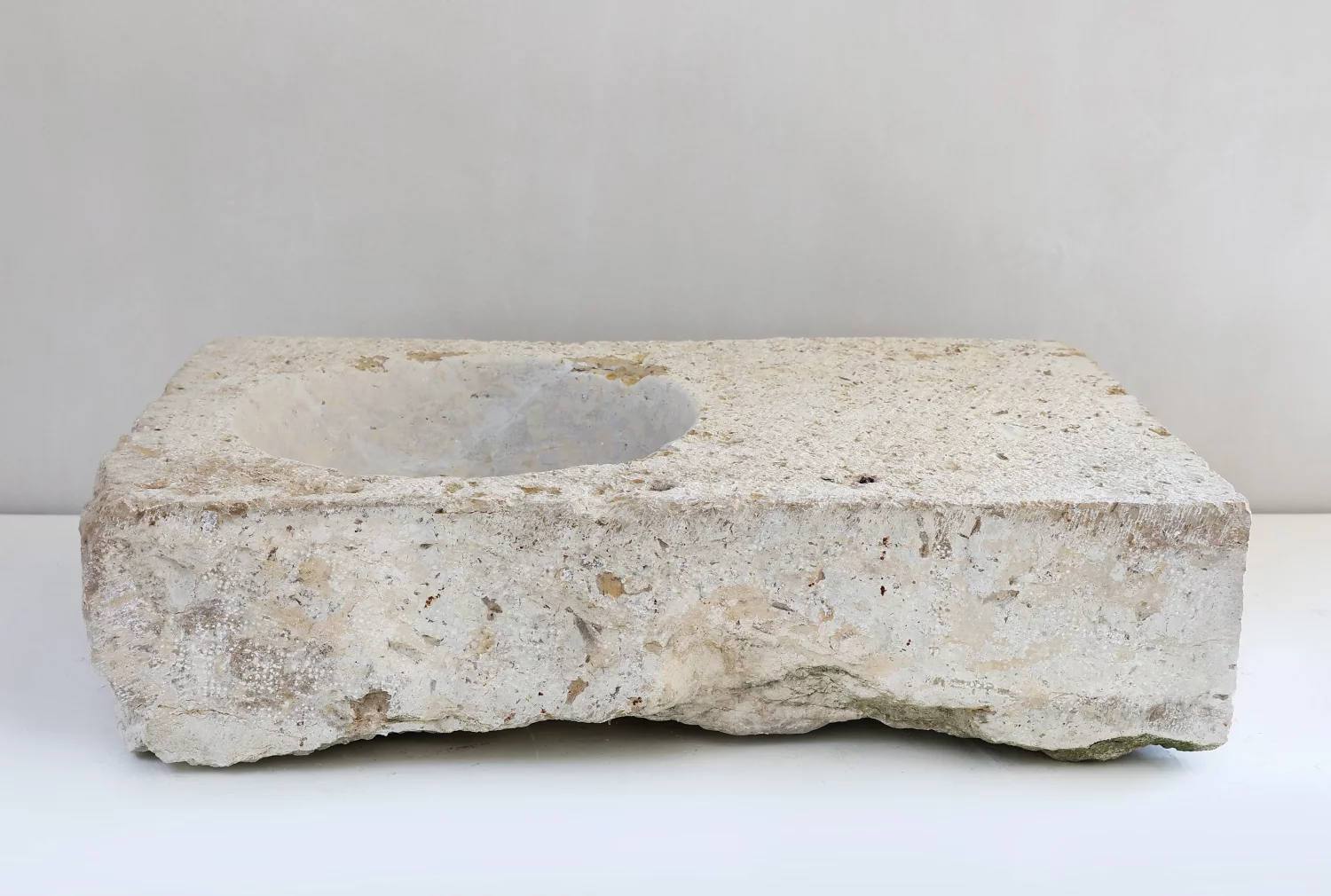 antique sink French limestone