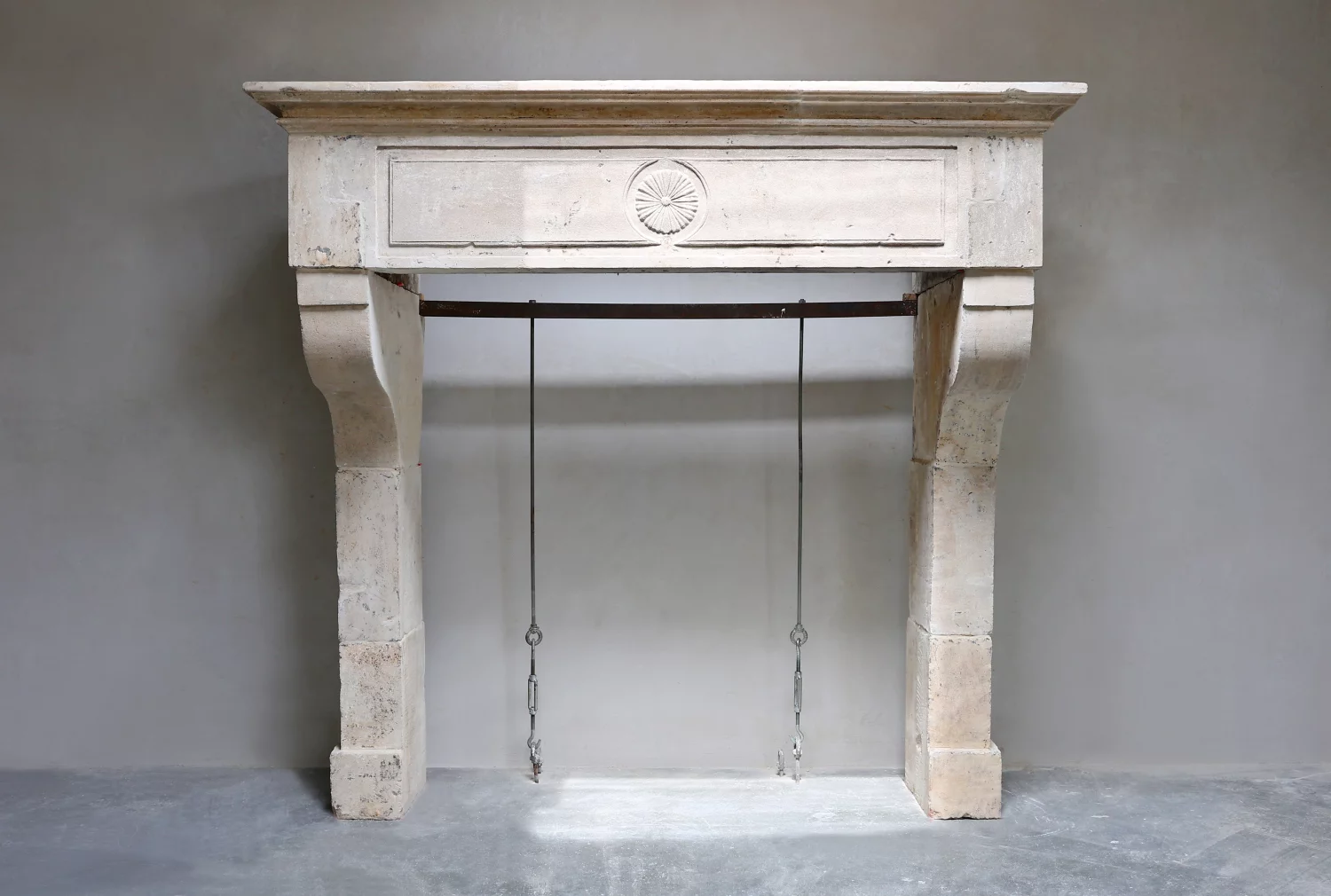 antique castle fireplace