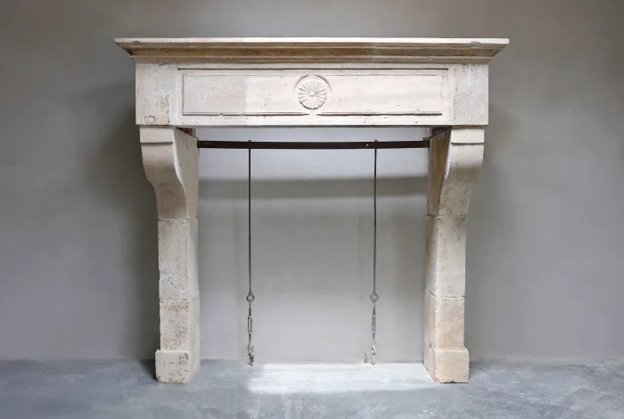 antique castle fireplace