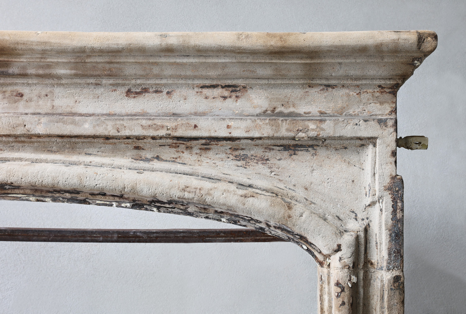 old chimney of french limestone