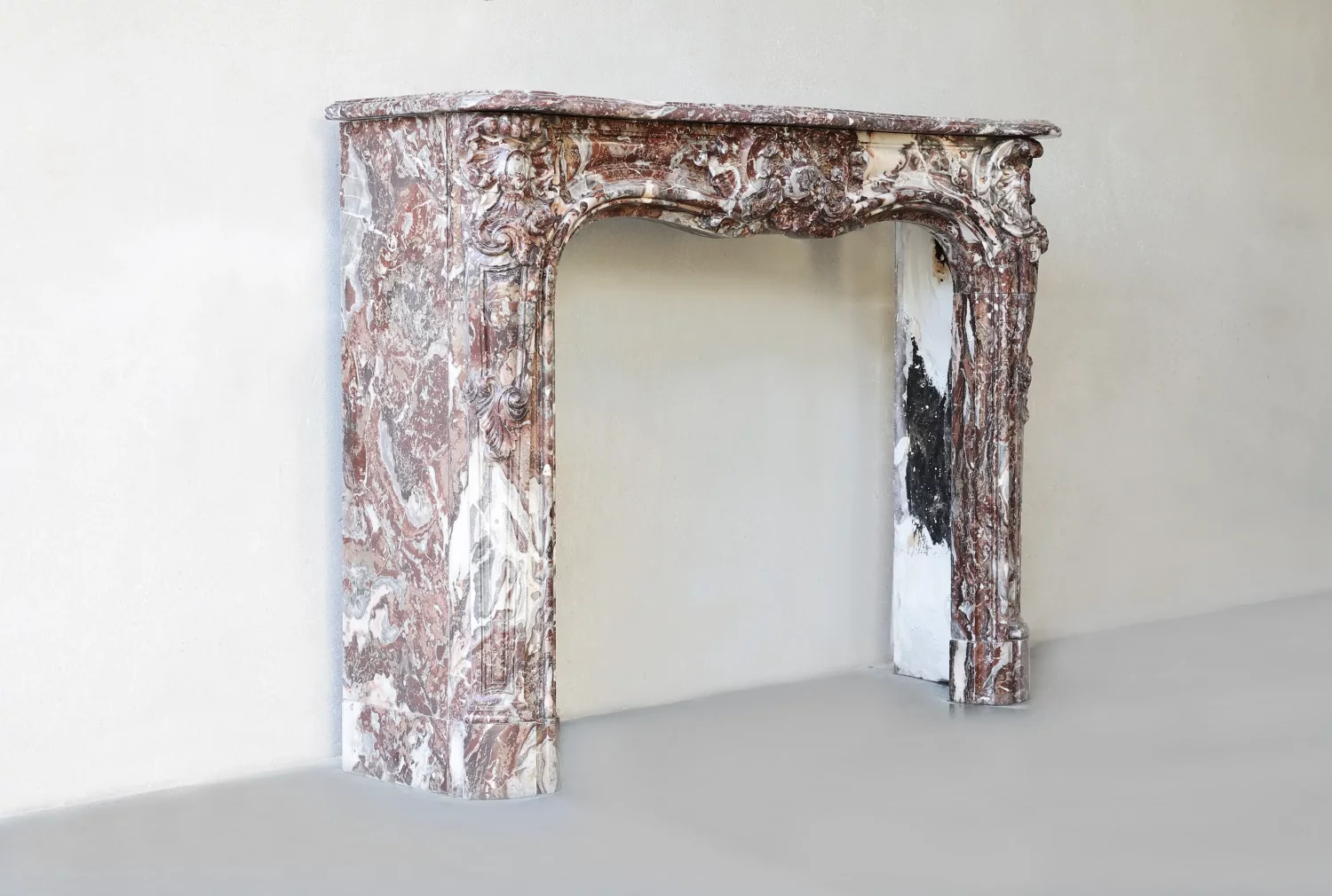 Louis XV style mantle