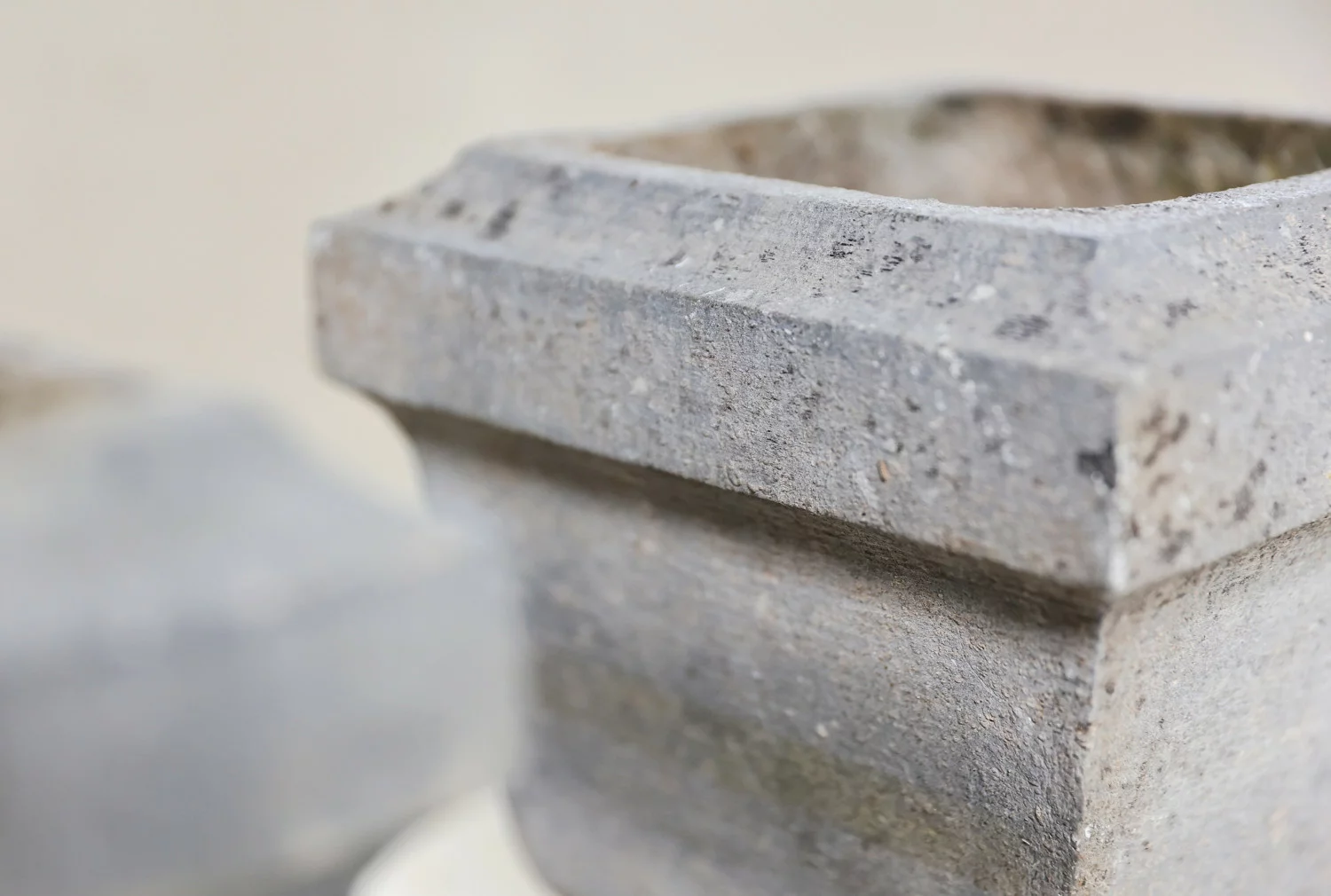 old set of belgian bluestone vases
