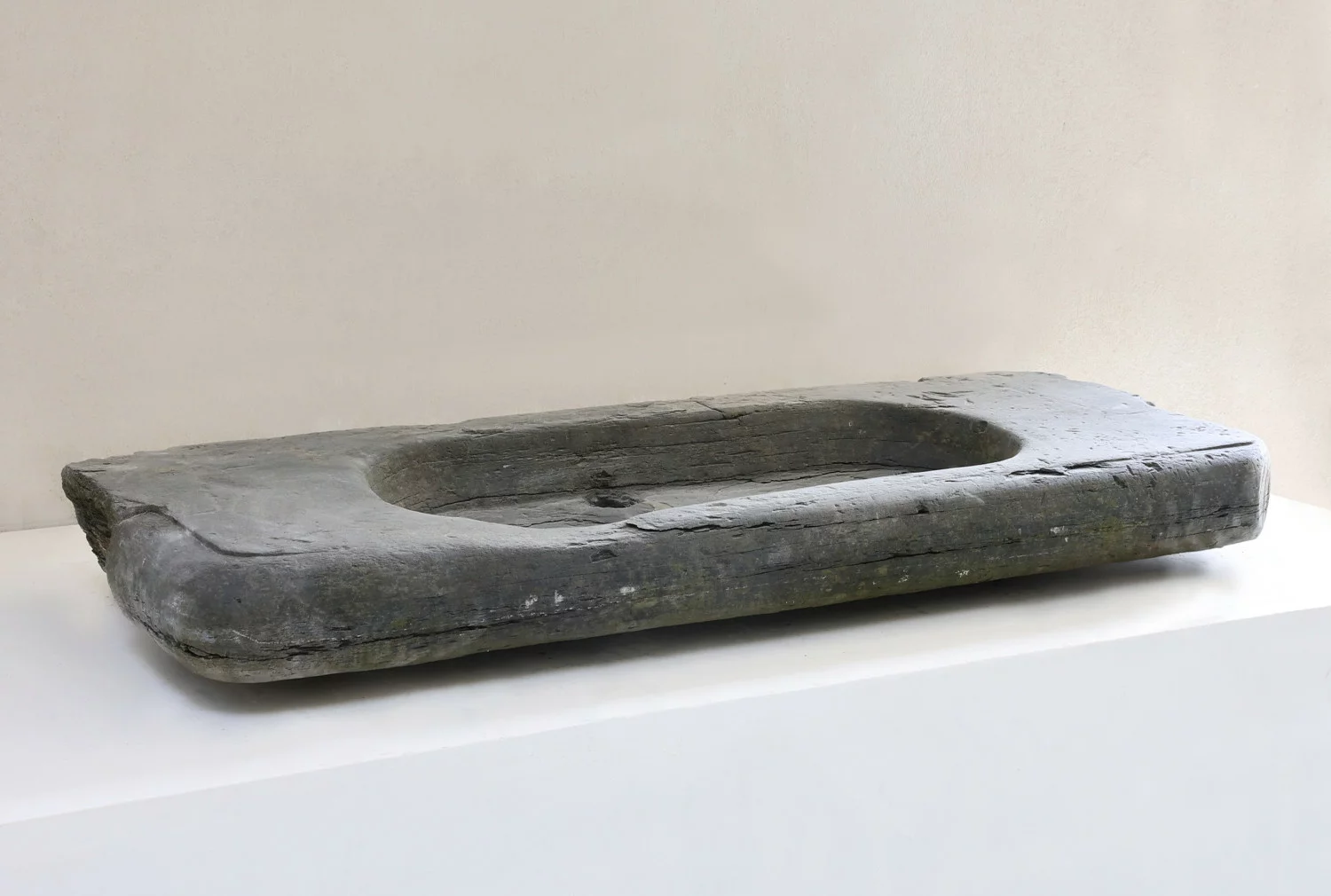 old wash basin of slate