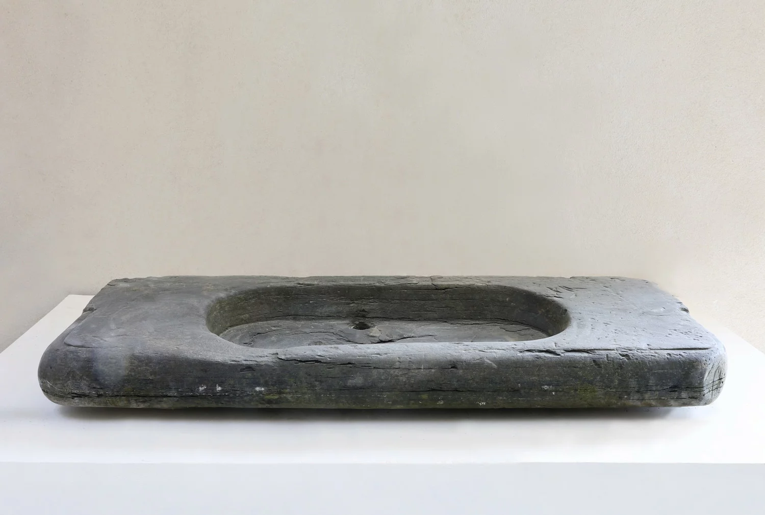 antique sink of slate