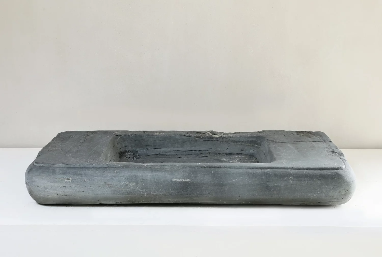 antique sink of slate