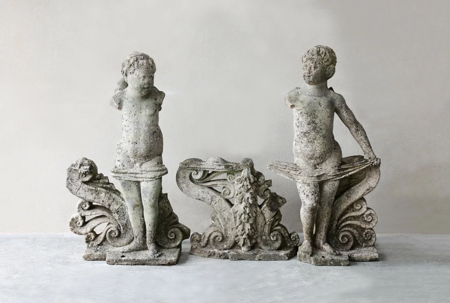 antique set of statues