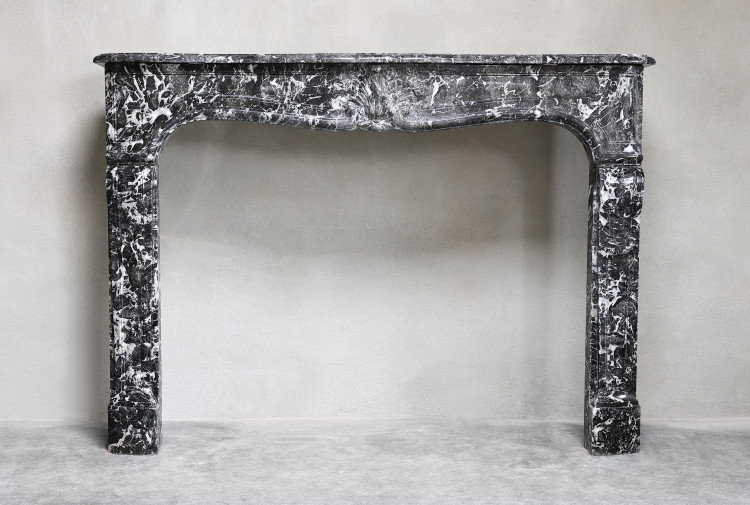 antique marble mantle
