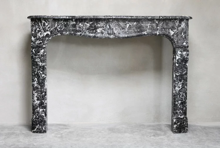 antique marble mantle