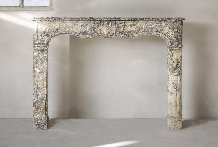 Antique marble fireplace