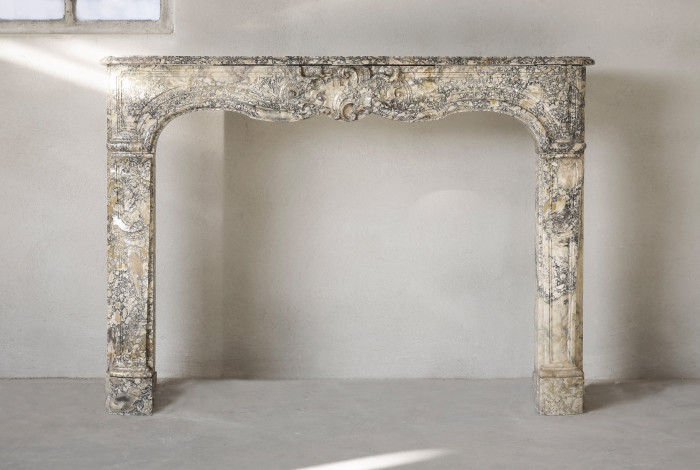 Antique marble fireplace