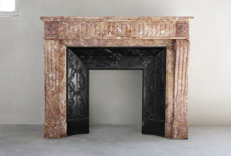 Antique marble fireplace