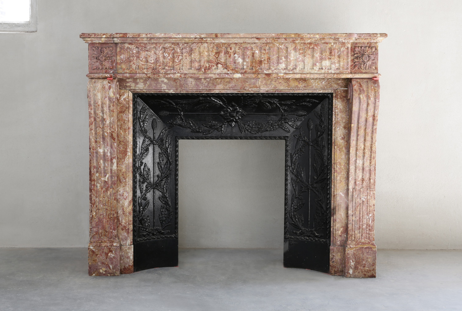 antique marble fireplace