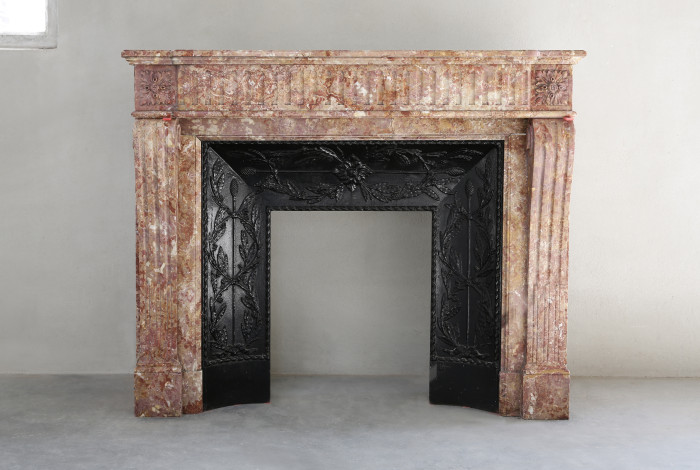 Antique marble fireplace