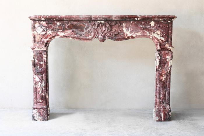 antique marble mantle