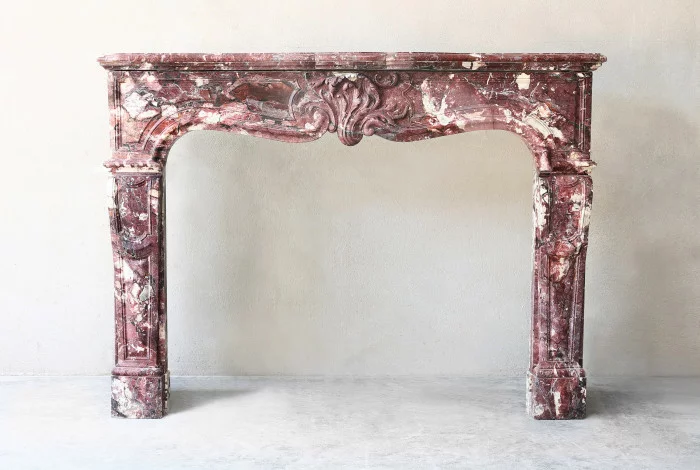 antique marble mantle