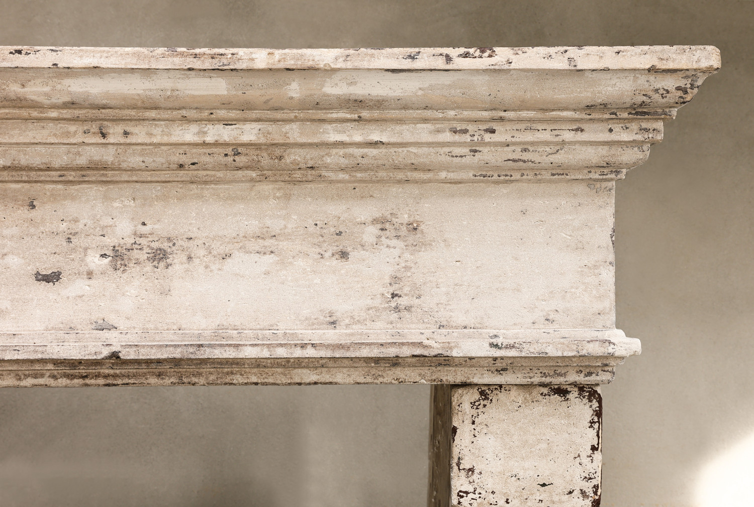 old mantle of french limestone
