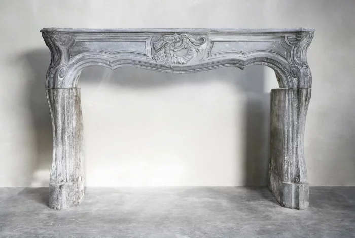 antique french fireplace