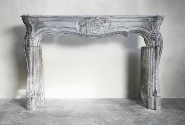 antique french fireplace