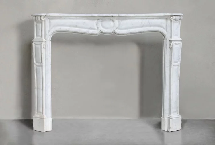 Antique marble fireplace