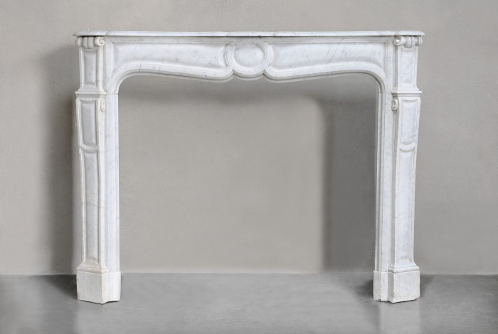 Antique marble fireplace