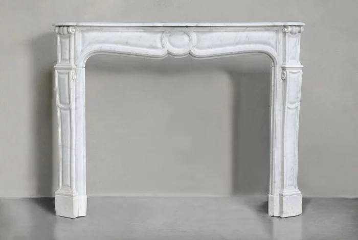 Antique marble fireplace