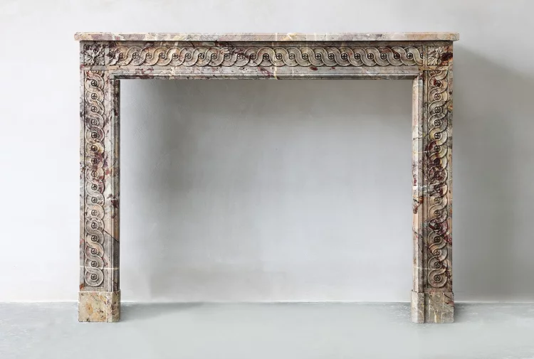 antique marble fireplace