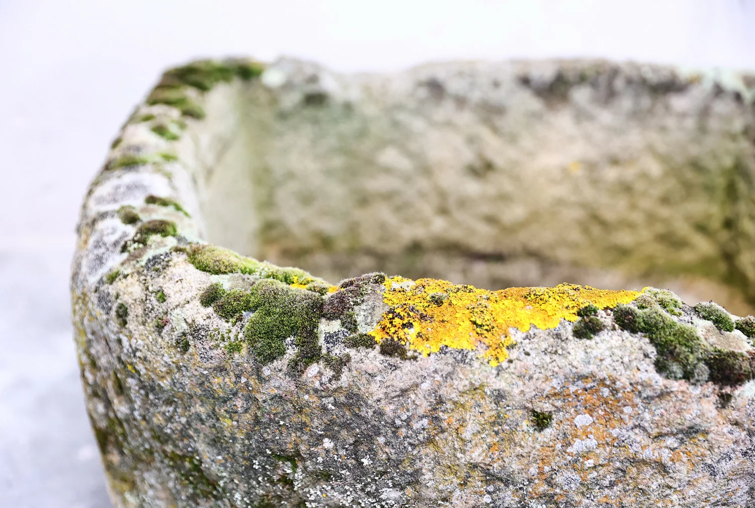 old trough of french limestone