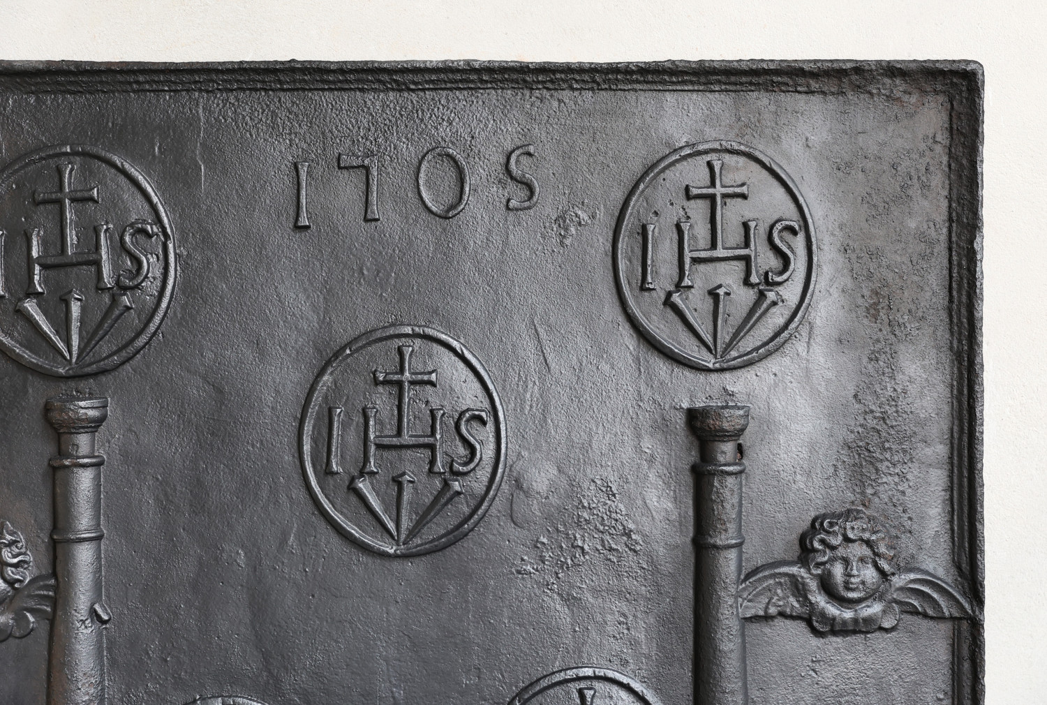 early 18th century fire plate