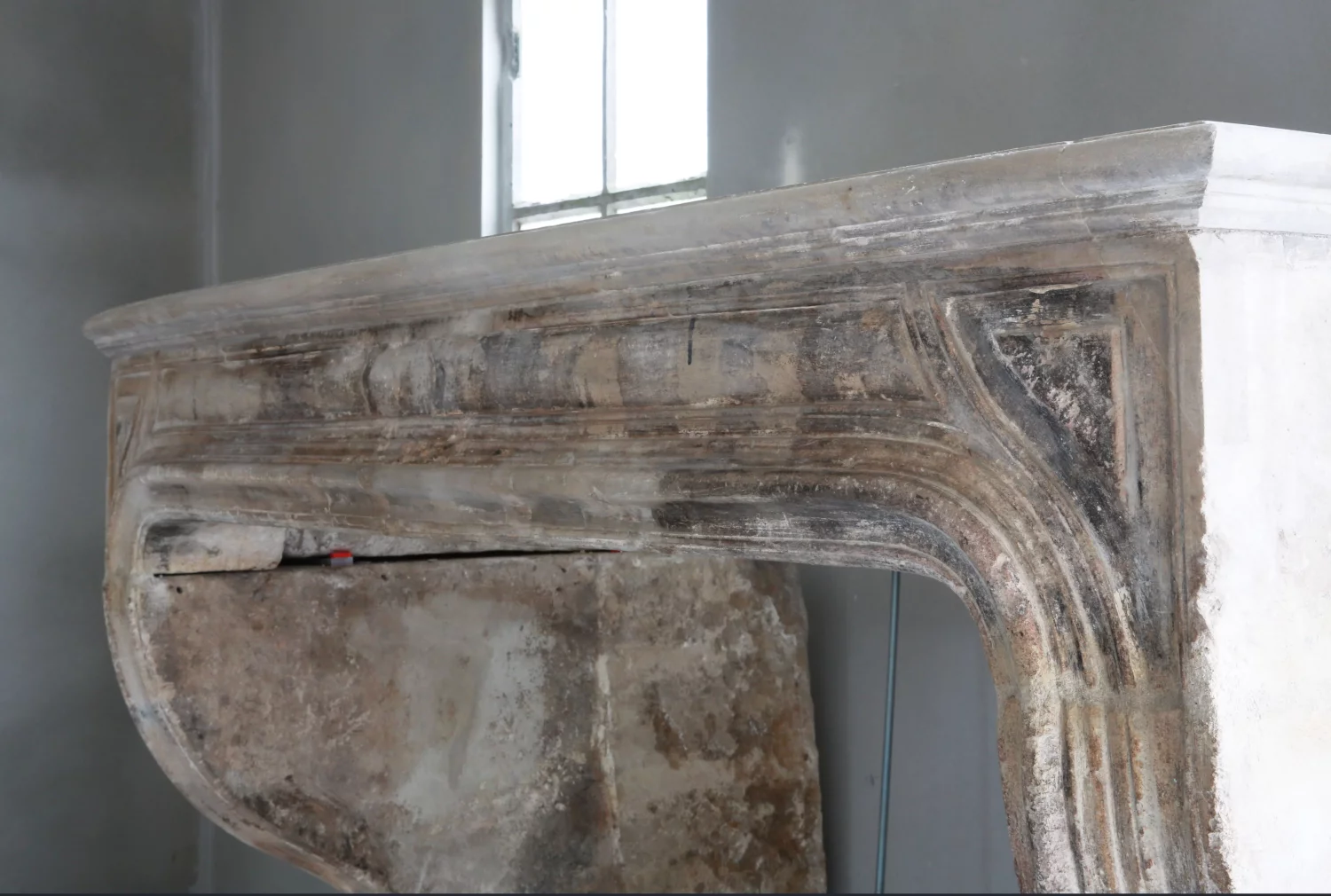 beautiful antique fireplace