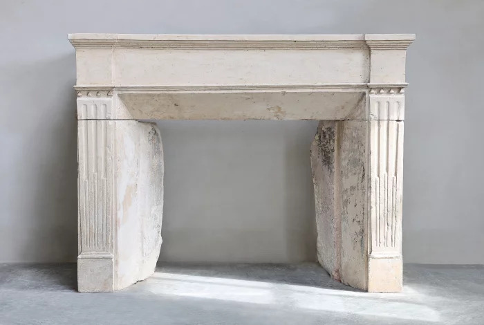 Antique fireplace mantel