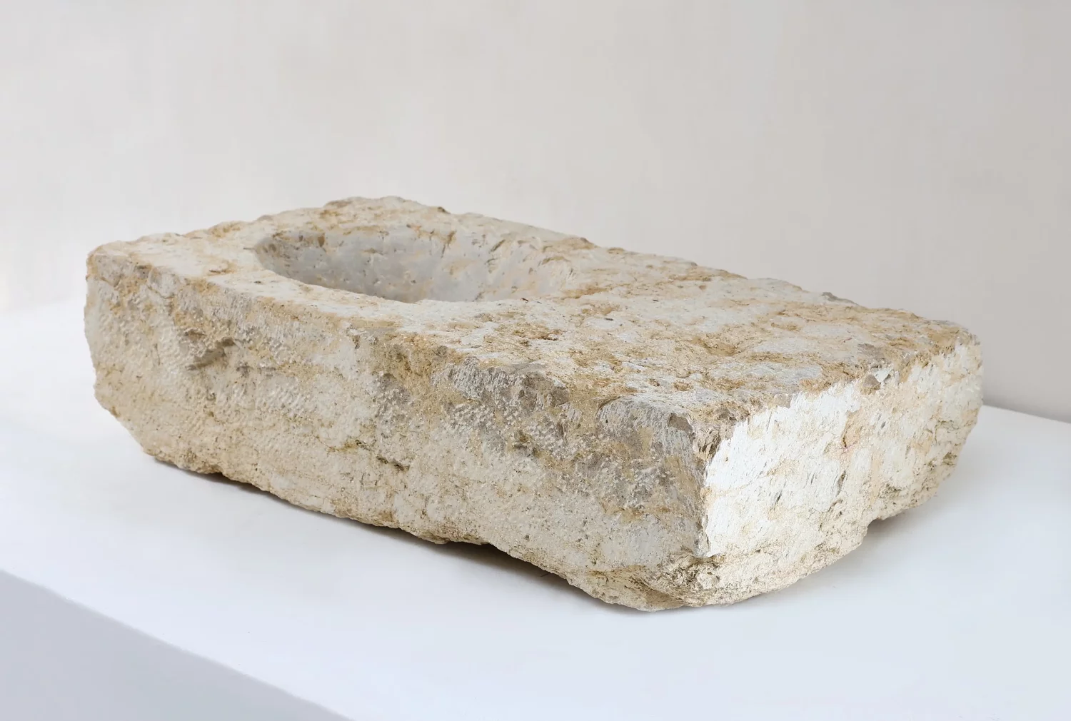 reclaimed sink of French limestone