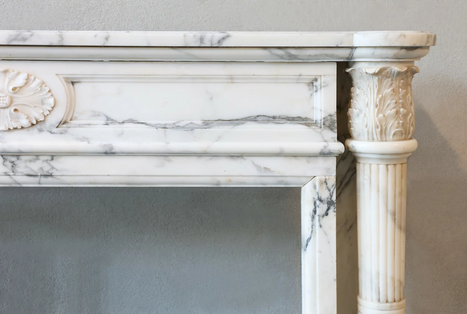 antique marble fireplace