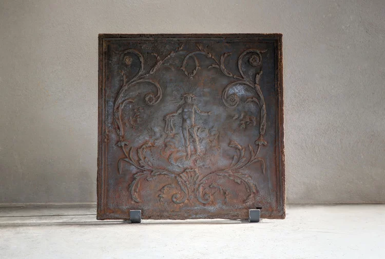 antique fire back