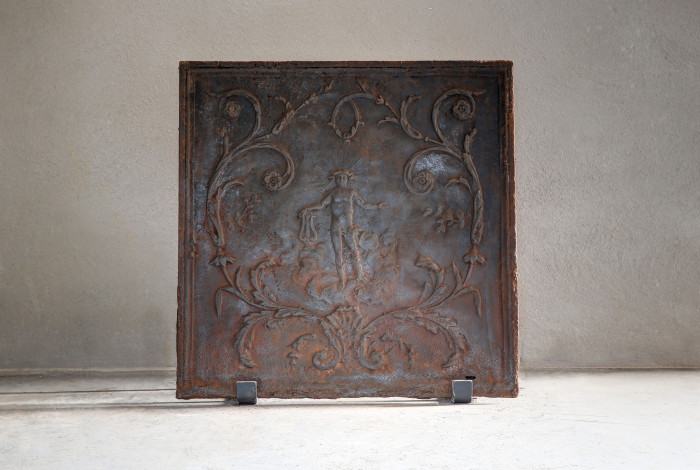 antique fire back