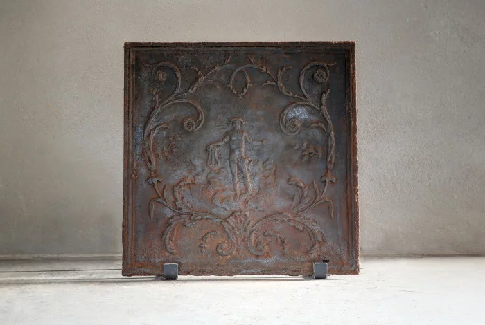 antique fire back