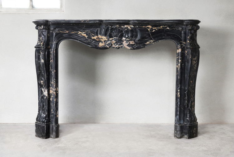 Antique marble fireplace