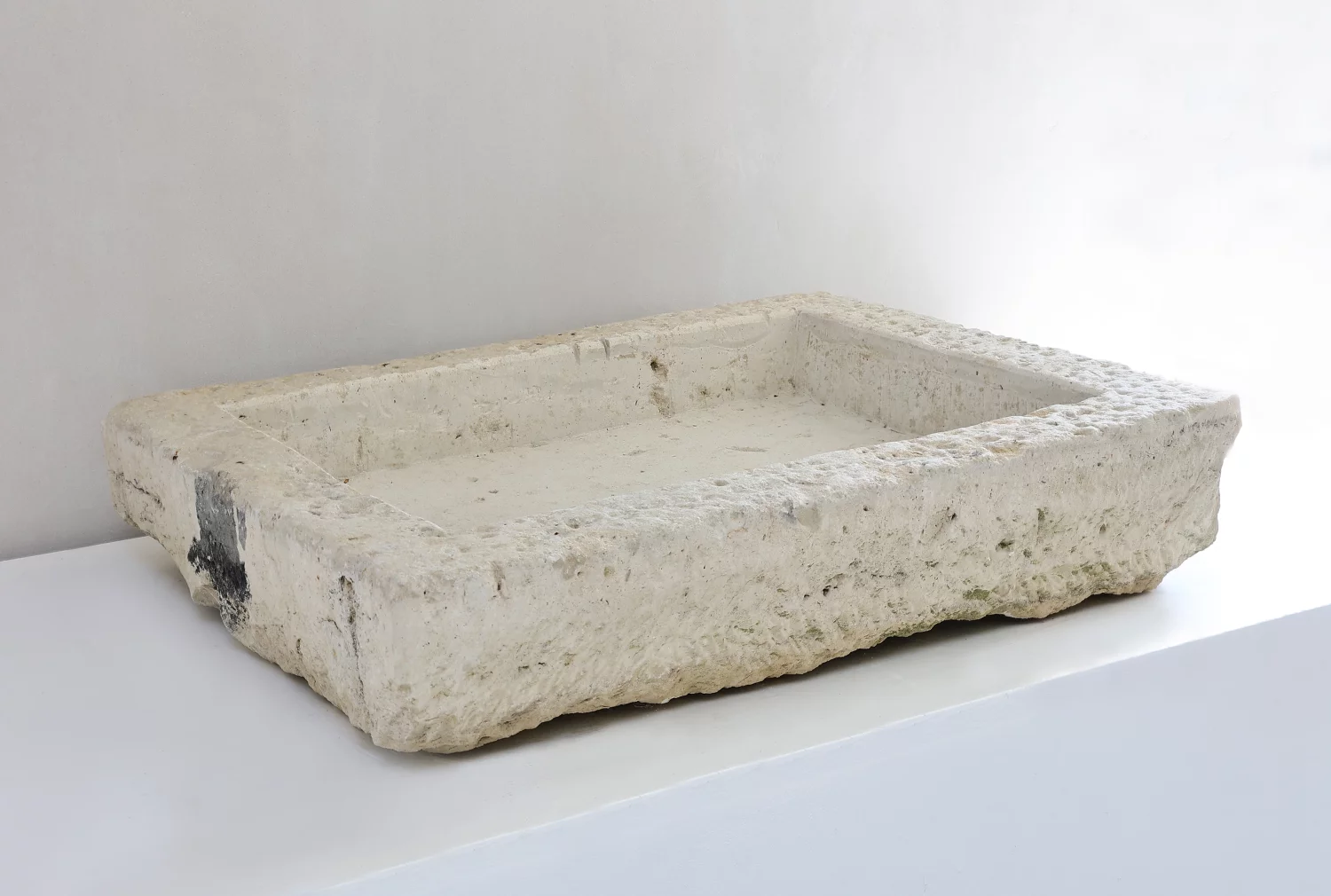 old sink of French limestone