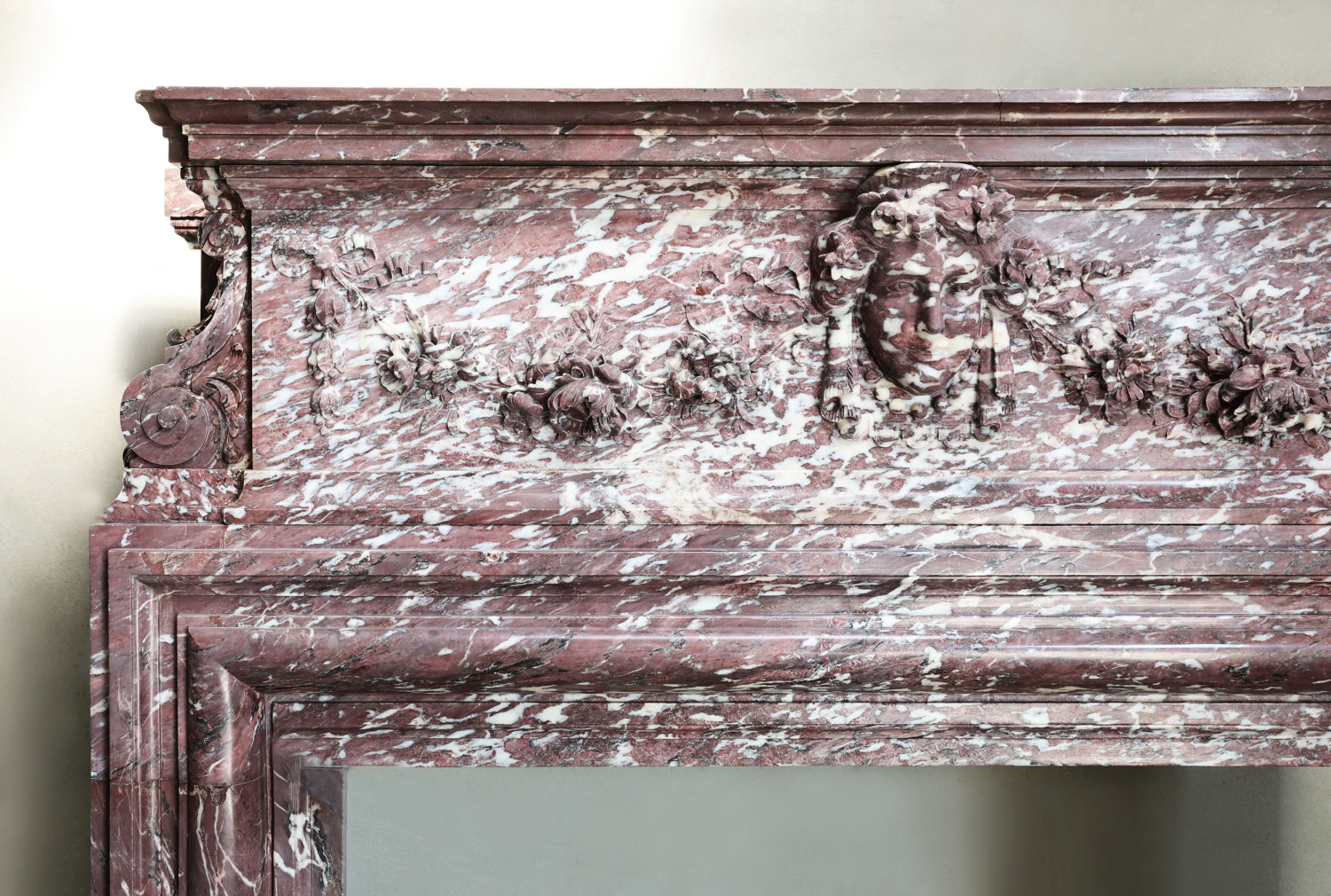 Louis XIII style mantle surround