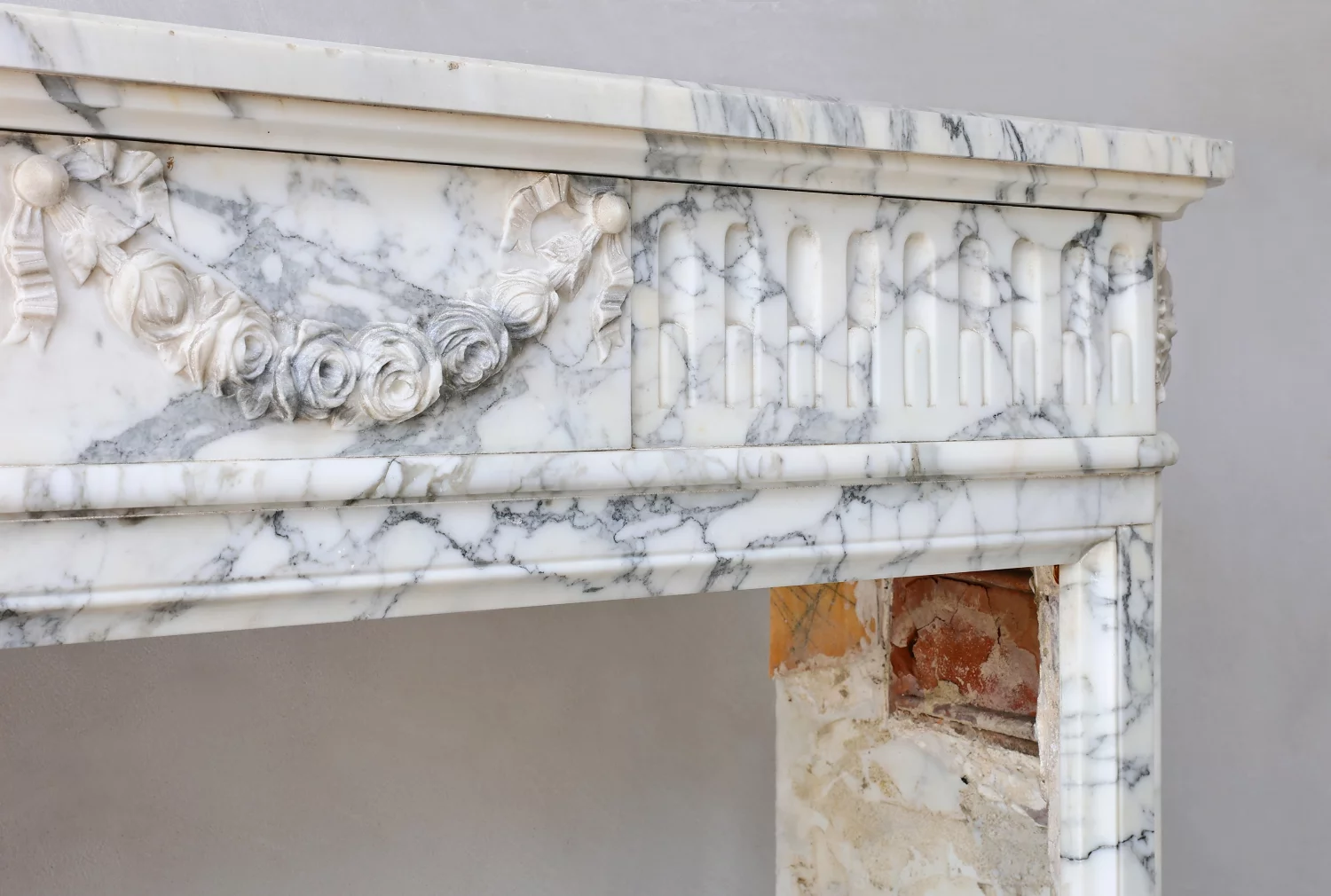 Louis XVI style fireplace