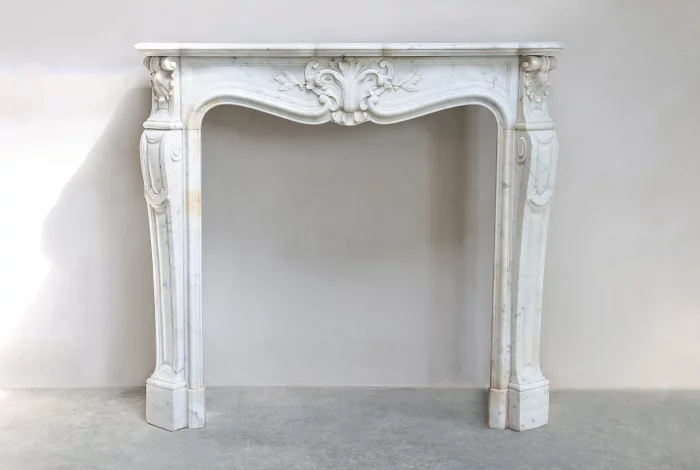 Antique marble fireplace