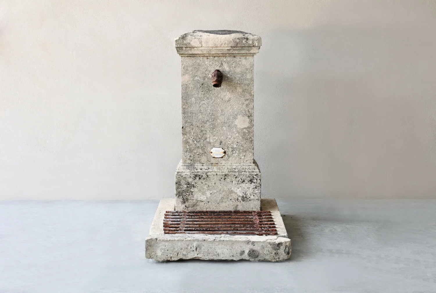 antique city fountain