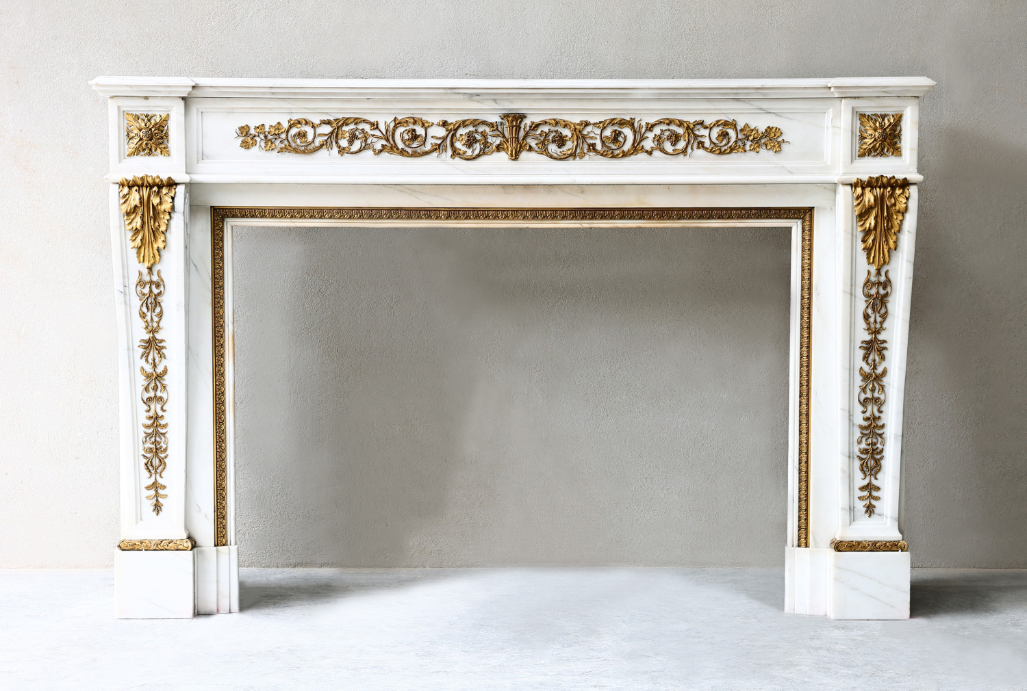 antique marble fireplace